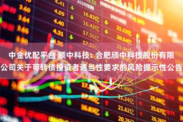 中金优配平台 颀中科技: 合肥颀中科技股份有限公司关于可转债投资者适当性要求的风险提示性公告